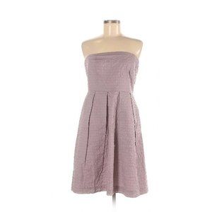J. Crew Lavender Strapless Dress 8